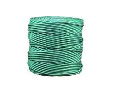Cofan 08101013 - Cordón trenzado polipropileno para persianas, 5 mm, color verde