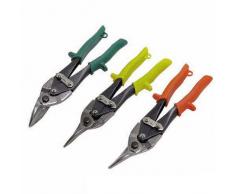Silverline CT17 - Tijera cortachapas de corte recto, 3 pzas (250 mm)