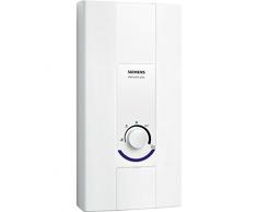Siemens DE2124407M calentadory - Hervidor de agua (Sin depósito (instantánea), Sistema de calentador único, Interior, Vertical, Azul, Color blanco, Acero inoxidable)