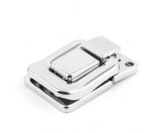 Sourcingmap – Funda para guitarra® Joyas Caja Maleta 40 mm x 27 mm drawbolt cierre pestillo