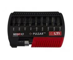 Krino 66005205 almohadillas Pulsar para accesorios para atornillar de impulsos, lote de 10 unidades, acero inoxidable