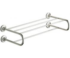 Gedy 24351300000 Estante para Toallas, Cromo, 30,5x59,5x16
