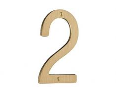 Plata LIOOBO 10pcs 0-9 Signo de n/úmero para la casa del Hotel Puerta Direcci/ón N/úmero Placa Etiqueta Placa Signo 5CM