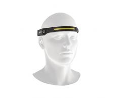 Emos Linterna frontal LED recargable con detector de movimiento, linterna impermeable con cable USB, 380 lm de luz de 30 m y 4 modos de luz, 12 unidades de duración