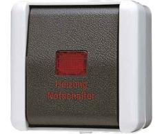 JUNG 806 HW 1P Negro, Color blanco interruptor eléctrico - Accesorio cuchillo eléctrico (Negro, Color blanco)