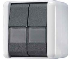 JUNG 805 NAW 1P Negro, Color blanco interruptor eléctrico - Accesorio cuchillo eléctrico (Negro, Color blanco)