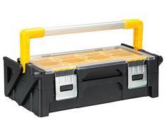 Perel OTBC1 Aluminio, Polipropileno Negro, Amarillo caja de herramientas - cajas de herramientas (Aluminio, Negro, Amarillo)