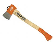 Bahco HUS-0.6-380 - Hacha Multiusos, Cabeza De Acero Y Mango Curvado, 380 Mm