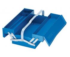Gedore 1263 L - Caja de herramientas, vacío, 3 compartimentos, 160x420x225 mm