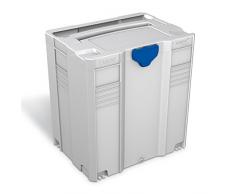 Tanos systainer T-Loc V 80100005 - Caja de transporte (plástico, 396 x 384 x 265 mm, 396 x 384 x 265 mm), color gris claro