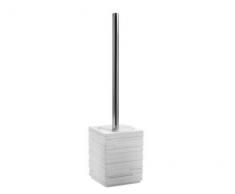 Gedy QU330200300 Escobillero WC, 9.5x9.5x46 cm