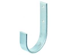 GAH-Alberts - Gancho curvado para pared (acero galvanizado, plano)