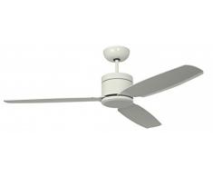 Ventilador de techo Turno blanco incluyendo el Mando a distancia 132 cm