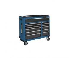 Egamaster - Armario portaherram.con ruedas 13 cajones azul