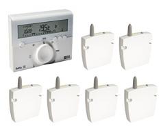Delta Dore DEL6050458 - Termostato para calentador de agua (3 zonas)