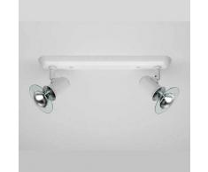 Brilliant Puck Barra De 2 Focos Blanco