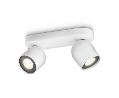 Philips Ledino Barra De 2 Focos Orientables Led Blanco