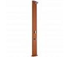 Piscinas Gre Ducha solar cuadrada aspecto madera 32 litros DSALC32W
