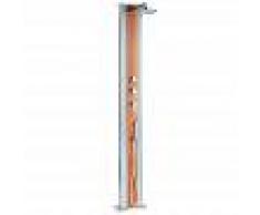 Formidra Ducha solar híbrida Dada Straight 37L Formidra - Inox-madera