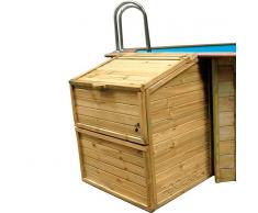Piscinas Gre Caseta local técnico de madera Gre - Altura 133 cm