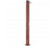 Piscinas Gre Ducha solar redonda aspecto madera 32 litros DSALR32W