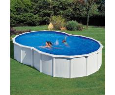 Piscinas Gre Piscina Gre Varadero en ocho acero chapa blanca - 710 x 475