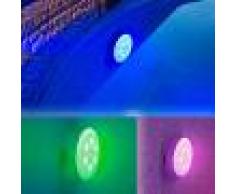 Piscinas Gre Foco proyector LED colores válvula retorno piscina Gre LEDRC
