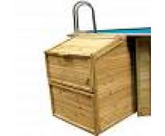 Piscinas Gre Caseta local técnico de madera Gre - Altura 120 cm