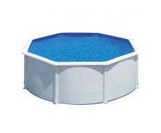 Piscinas Gre Piscina Gre Starpool circular acero blanca altura 120 cm - Ø 550