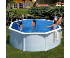 Piscinas Gre Piscina Gre Bora Bora circular acero chapa blanca - Ø 460