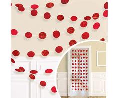 Amscan International – 672424 – 40 2,13 M de cuerda de Apple color rojo brillante Kit de decoración