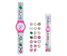 Kids Licensing Reloj analogico Charms Caja Acetato de Flamencos (KL10100) 1