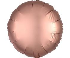 Globo de papel de aluminio Amscan International 3618502, forma de círculo Círculo color rosa oro