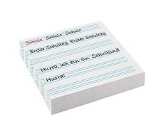 amscan 9904415 My School Start - Servilletas (33 x 33 cm)