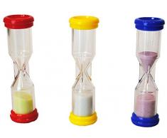 HenBea - Relojes de arena (1, 2 y 3 minutos) (822) , color/modelo surtido