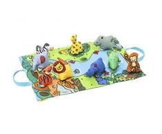 Ks Kids Manta de Suelo Preescolar Tapete de Juego para Llevar con Multiples Actividades (Jungla)