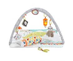 Fisher-Price - Gimnasio Luces Manta de juego para bebés recién nacidos (Mattel FXC37)