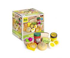 Erzi 28141 Juego Juego Juego de Desayuno Surtido (11 Piezas de Madera de Haya FSC)