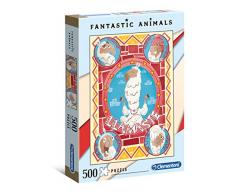 Clementoni- Puzzle 500 Piezas Llama, Multicolor (35069.8)