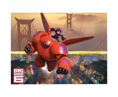 Big Hero 6 Baymax - mantel ROBOWABOHU GIGANTE Kindergeburtstag NUEVO robot superhéroe