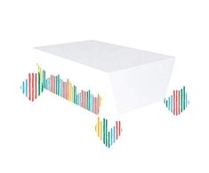 amscan 9906876 - Mantel de Papel ecológico para Fiestas de Verano, 1,8 m x 1,2 m