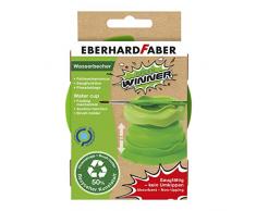 Eberhard Faber 579935-Vaso función de succión y Mecanismo Plegable en Forma cónica, fácil de Limpiar, para Muchas técnicas de Dibujo Diferentes Superficies de Pintura, Color Vaso de Agua. (579935)