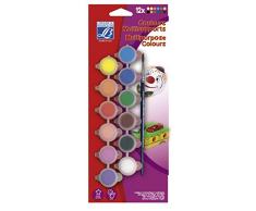 Lefranc & Bourgeois - Pack de 12 Pastillas de Pintura acrílica de 5 ml