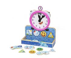 Melissa & Doug Blues Clues & You! Reloj Magnético de Madera, Las Pistas de Blue, Juguetes de desarrollo, Juego educativo, Juguete de madera, Regalo para niños y niñas de 3 4 5 años