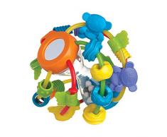 Playgro-40137 Pelota Alfombras de Juego y gimnasios, Color Azul, Naranja, Verde, Lila, Amarillo (40137)