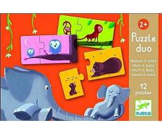 Djeco Puzzle dúo mamá y bebé