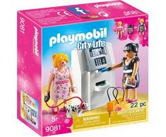 Playmobil Centro Comercial- Cajero Automático Playset de Figuras de Juguete, Multicolor, 4,1 x 14,2 x 14,2 cm (Playmobil 9081)