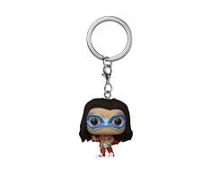 Funko Pop! Keychain: Ms. Marvel - Ms. Marvel - Collectable Vinilo Mini Figure Llavero Novedoso - Relleno De Calcetín - Idea De Regalo - Mercancía Oficial - Fans De TV - Minifigura