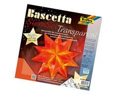 Folia 840/3030 DIY kit Bascetta- Set creativo de estrellas (30 x 30 cm) (32 hojas de papel transparente color naranja) [Importado de Alemania]