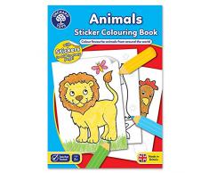 Orchard Toys - Libro para Colorear con Pegatinas de Animales